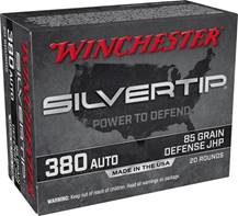 Winchester Ammo W380ST Silvertip 380 ACP